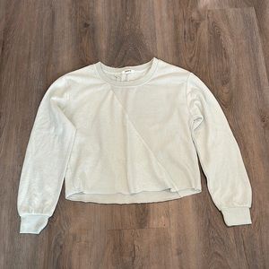Garage cropped sweater top